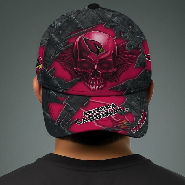 NFL All Team And Skull Art Custom Any Name Clasic Cap Gift For Fan