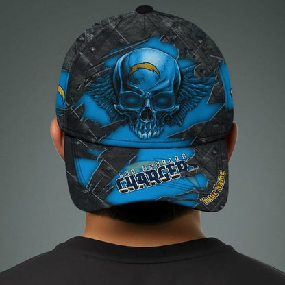NFL All Team And Skull Art Custom Any Name Clasic Cap Gift For Fan