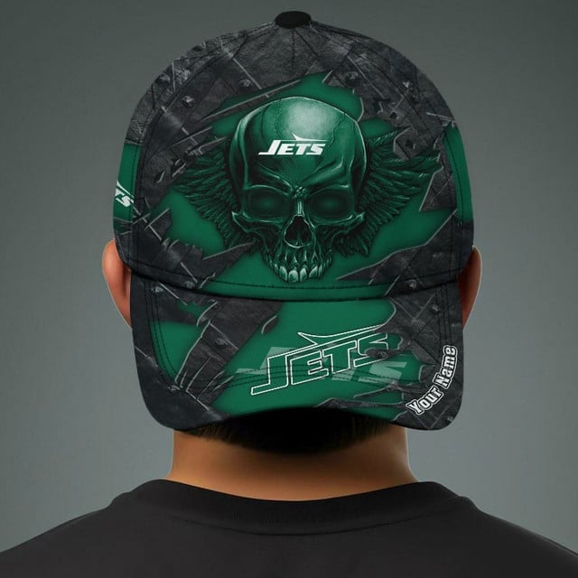 NFL All Team And Skull Art Custom Any Name Clasic Cap Gift For Fan