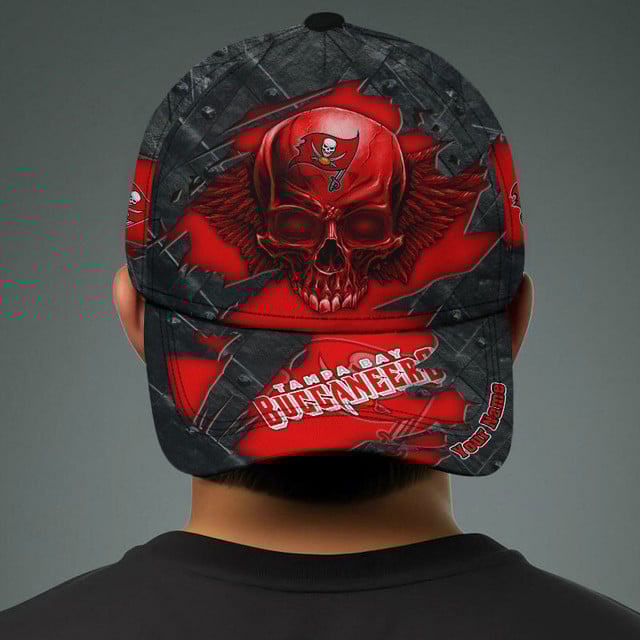 NFL All Team And Skull Art Custom Any Name Clasic Cap Gift For Fan