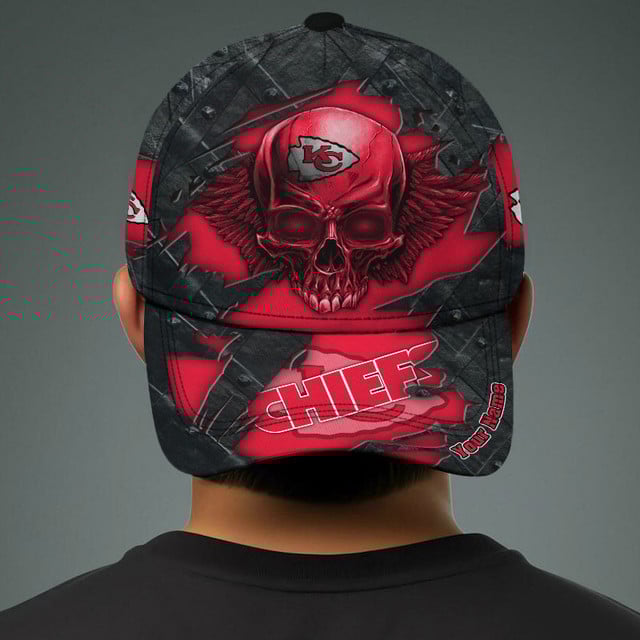 NFL All Team And Skull Art Custom Any Name Clasic Cap Gift For Fan