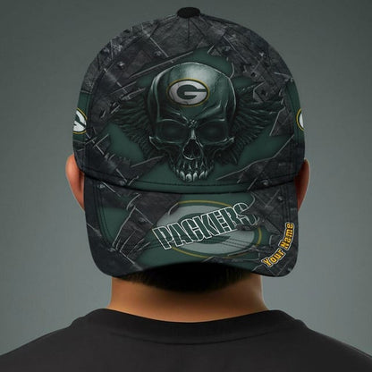 NFL All Team And Skull Art Custom Any Name Clasic Cap Gift For Fan