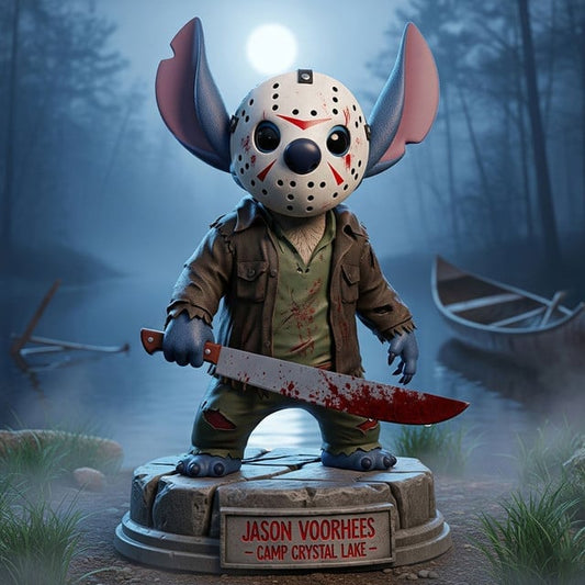 Stitch Jason Voorhees Acrylic Plaque Best Gift For Horror Fan - Limited Edition
