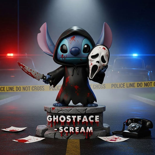 Stitch Ghostface Acrylic Block Plaque Best Gift For Horror Fan - Limited Edition