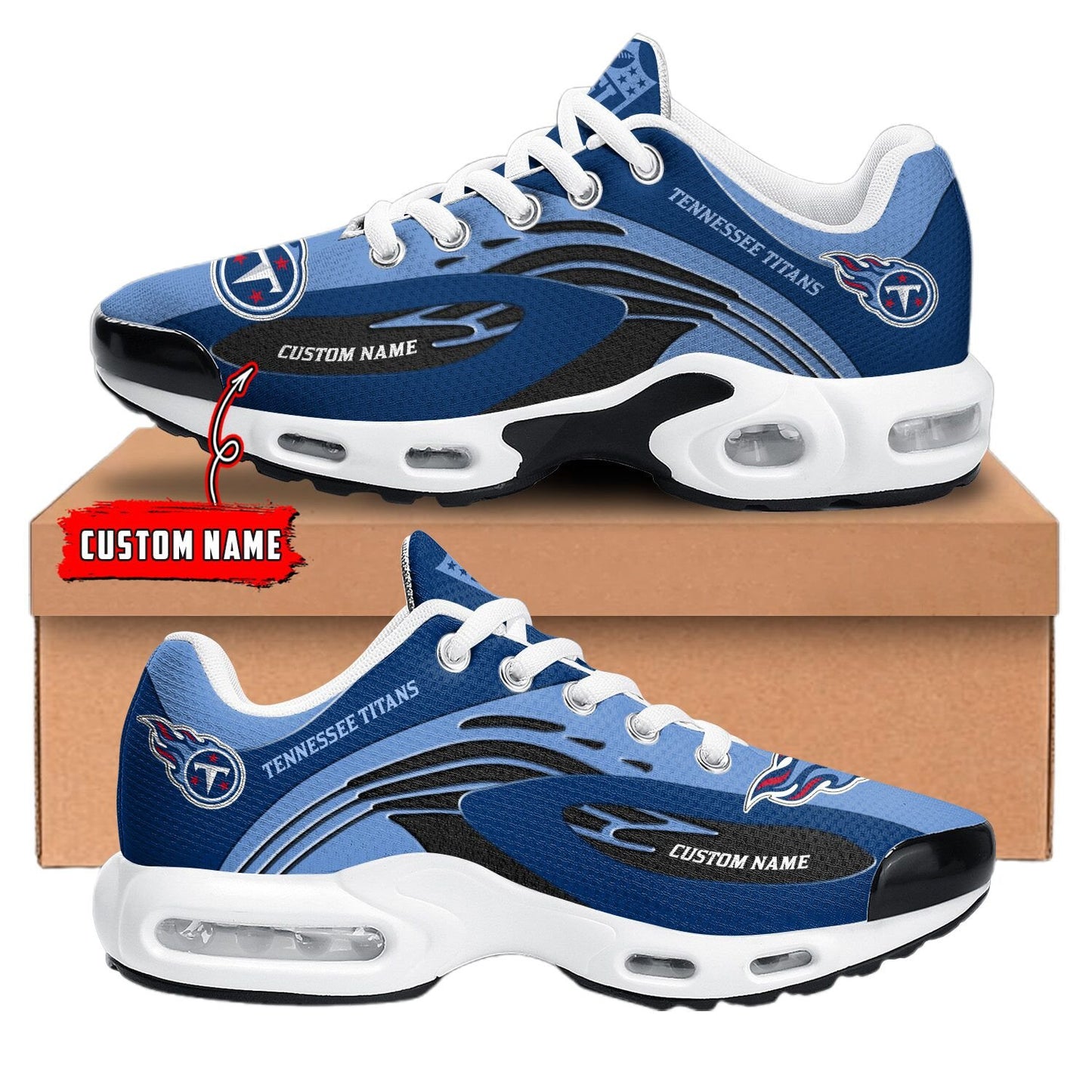 Tennessee Titans NFL Premium Customized Your Name | Sport Shoes