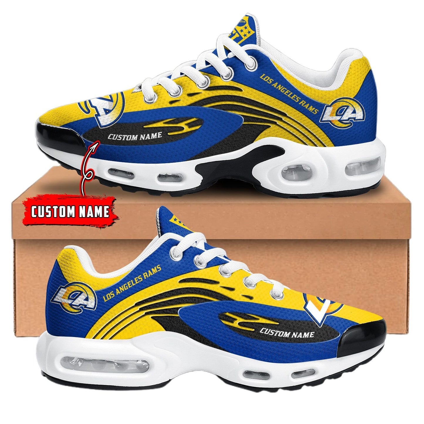 Los Angeles Rams NFL Premium Customized Your Name | Sport Shoes