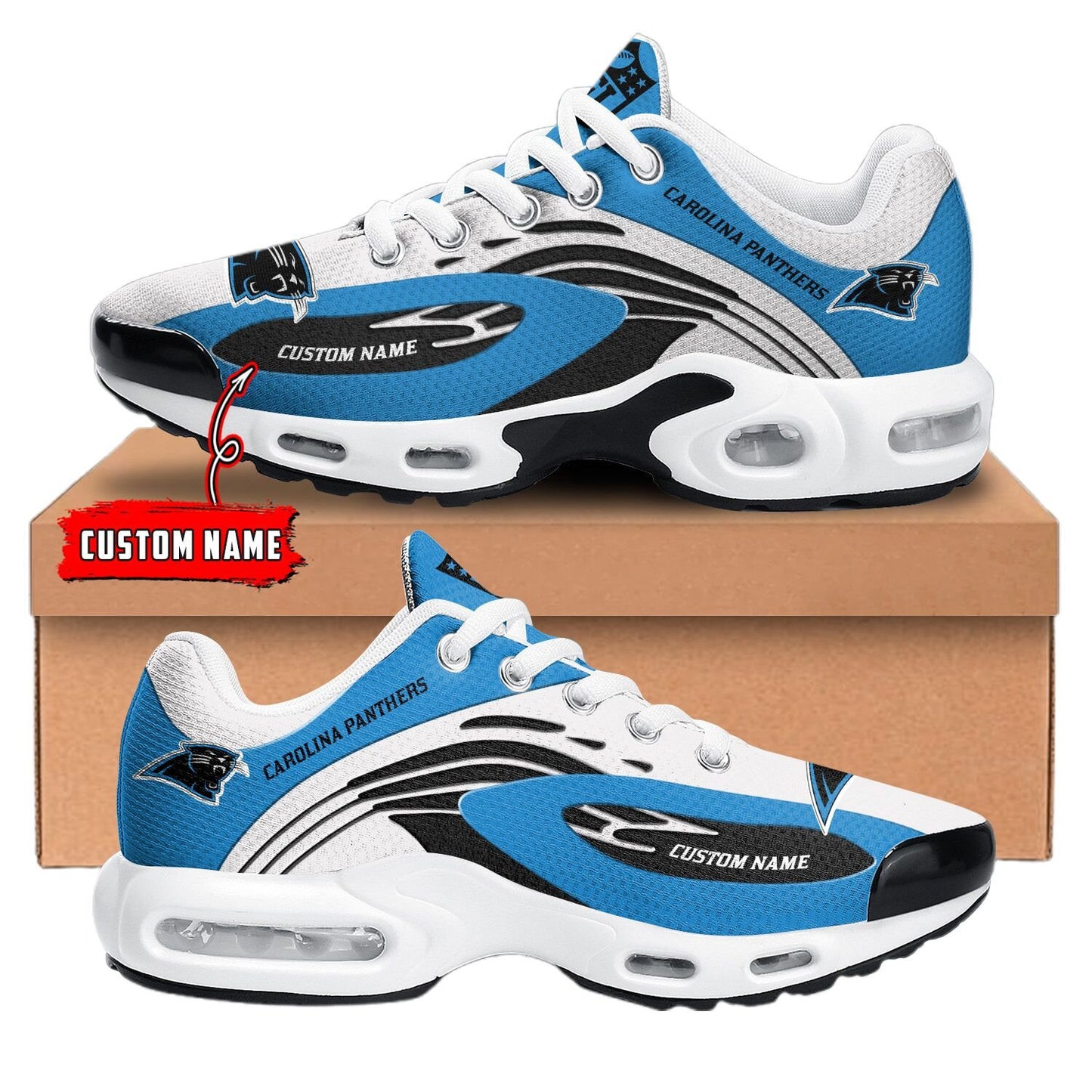 Carolina Panthers NFL Premium Customized Your Name | Sport Shoes