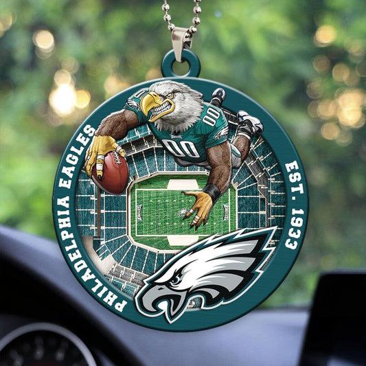 Philadelphia Eagles Custom Acrylic Car Ornament