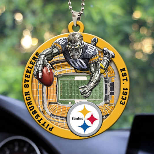 Pittsburgh Steelers Custom Acrylic Car Ornament