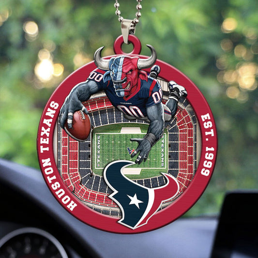 Houston Texans Custom Acrylic Car Ornament