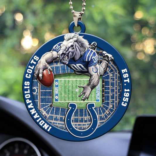 Indianapolis Colts Custom Acrylic Car Ornament