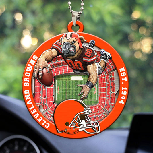 Cleveland Browns Custom Acrylic Car Ornament