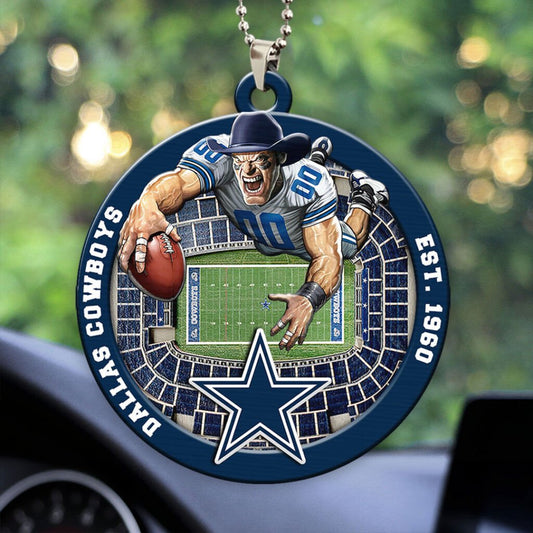 Dallas Cowboys Custom Acrylic Car Ornament