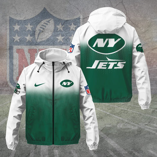 New York Jets 3D Windbreaker Jacket