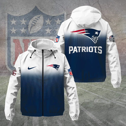 New England Patriots 3D Windbreaker Jacket