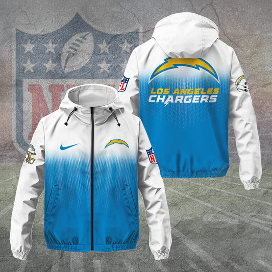 Los Angeles Chargers 3D Windbreaker Jacket