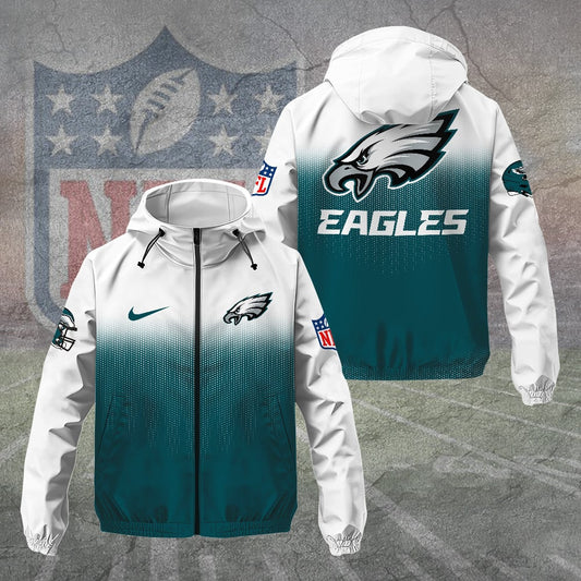Philadelphia Eagles 3D Windbreaker Jacket