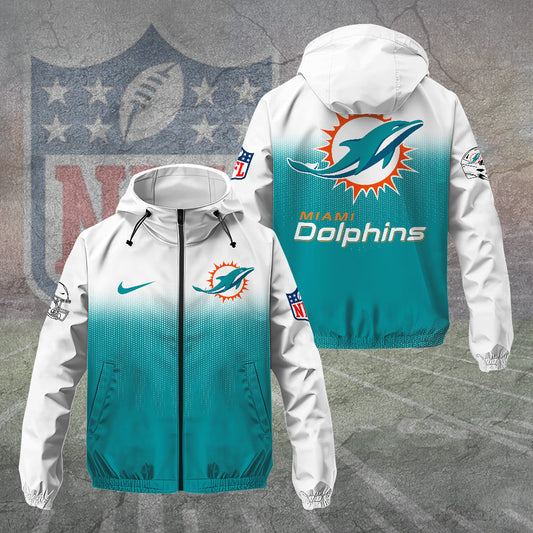 Miami Dolphins 3D Windbreaker Jacket