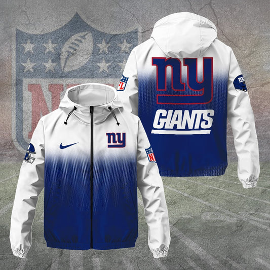 New York Giants 3D Windbreaker Jacket