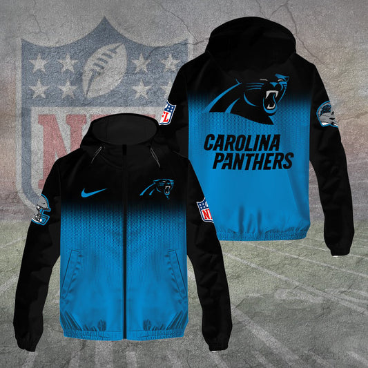 Carolina Panthers 3D Windbreaker Jacket