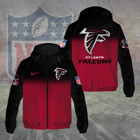 Atlanta Falcons 3D Windbreaker Jacket