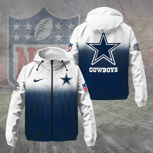 Dallas Cowboys 3D Windbreaker Jacket