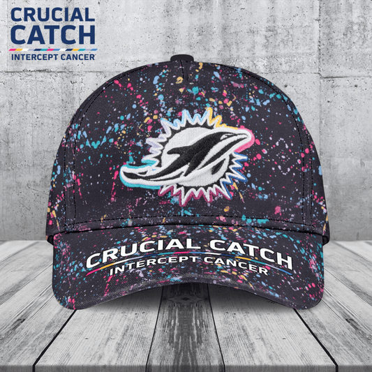 Miami Dolphins Crucial Crucial Catch Classic Cap