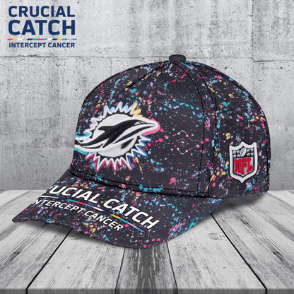 Miami Dolphins Crucial Crucial Catch Classic Cap