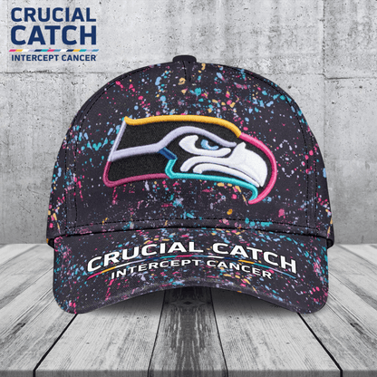 Seattle Seahawks Crucial Crucial Catch Classic Cap