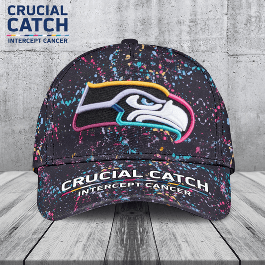 Seattle Seahawks Crucial Crucial Catch Classic Cap