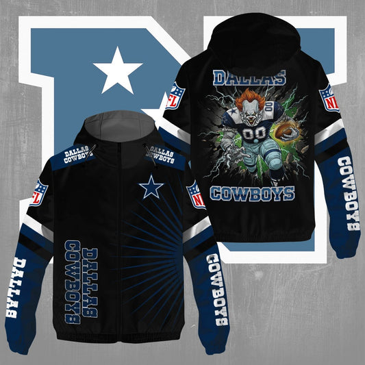 Dallas Cowboys x Pennywise 3D Windbreaker Jacket