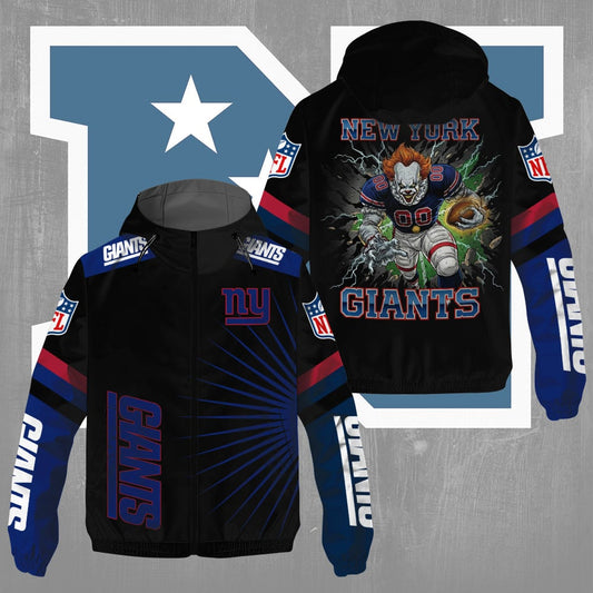 New York Giants x Pennywise 3D Windbreaker Jacket