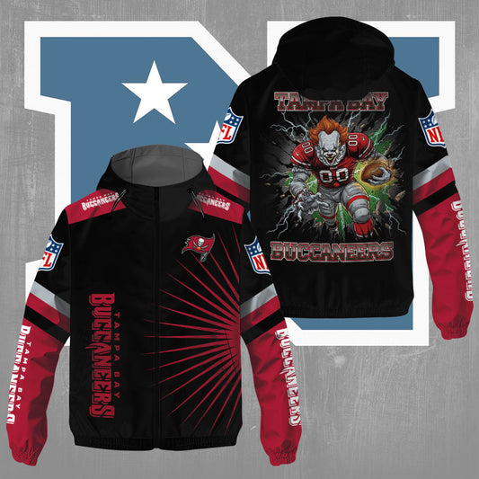 Tampa Bay Buccaneers x Pennywise 3D Windbreaker Jacket