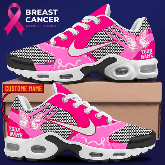 The Breast Cancer Awareness Month Customized Your Name | Sport Shoes