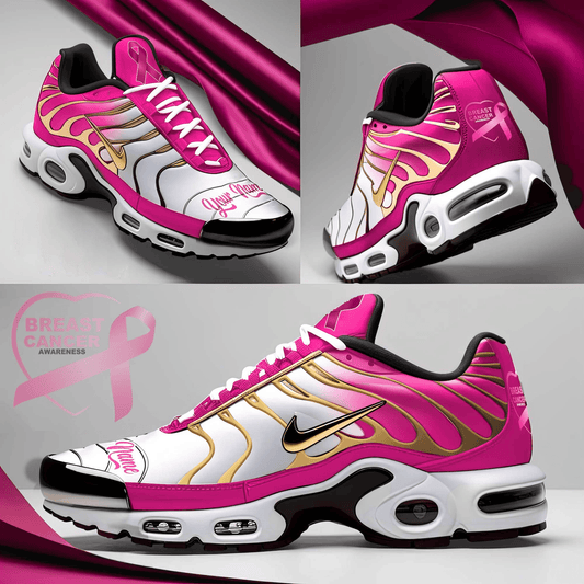 The Breast Cancer Awareness Month 2 Customized Your Name | Sport Shoes