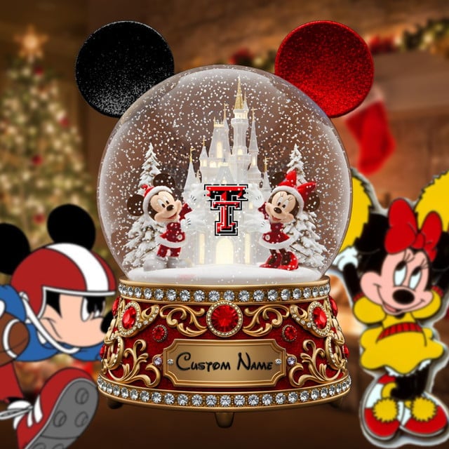 Texas Tech Red Raiders NCAA Acrylic Plaque Disney - Best Gift For Fans