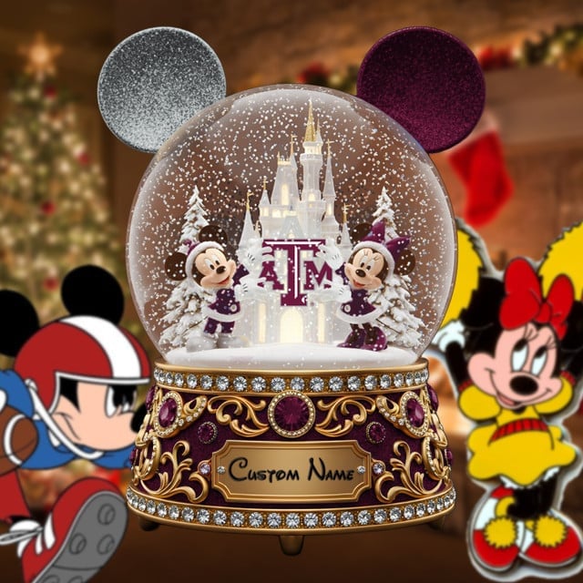 Texas A&M Aggies NCAA Acrylic Plaque Disney - Best Gift For Fans
