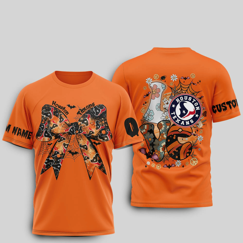 Houston Texans Premium 3D Halloween Shirt