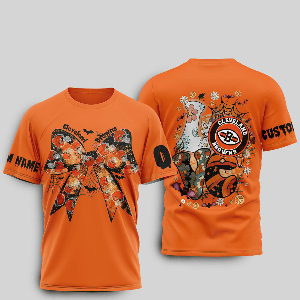 Cleveland Browns Premium 3D Halloween Shirt