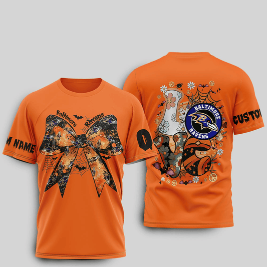 Baltimore Ravens Premium 3D Halloween Shirt