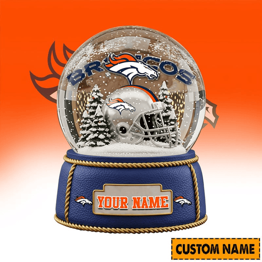Denver Broncos Personalized Christmas Acrylic Block Plaque Décor Gift For Fan - Limited Edition