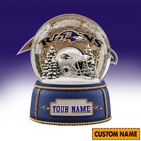 Baltimore Ravens Personalized Christmas Acrylic Block Plaque Décor Gift For Fan - Limited Edition