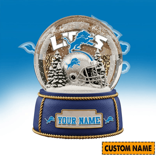 Detroit Lions Personalized Christmas Acrylic Block Plaque Décor Gift For Fan - Limited Edition