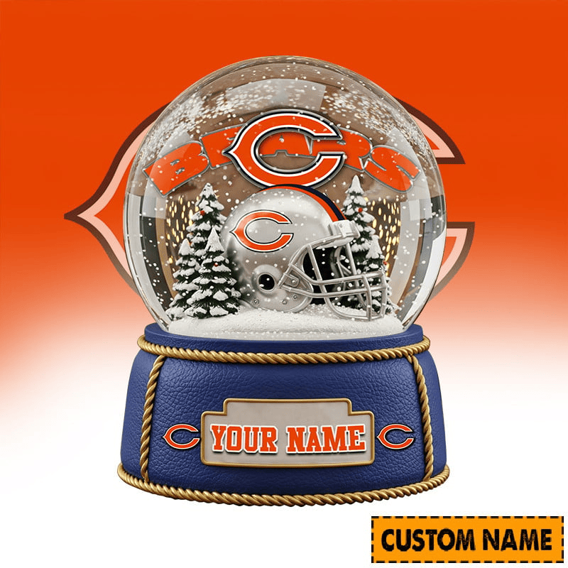 Chicago Bears Personalized Christmas Acrylic Block Plaque Décor Gift For Fan - Limited Edition