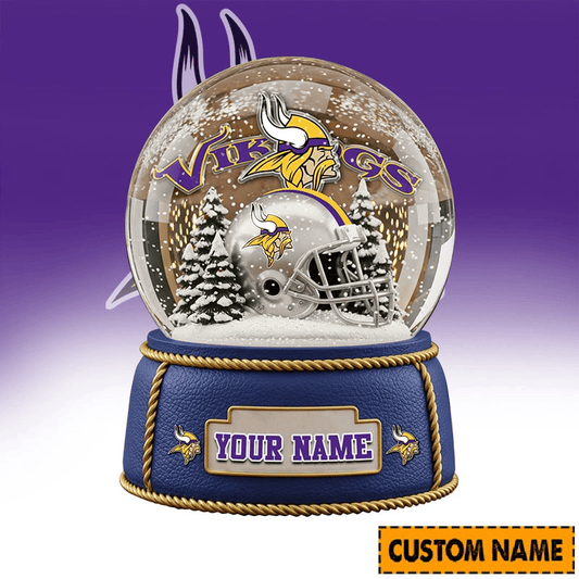 Minnesota Vikings Personalized Christmas Acrylic Block Plaque Décor Gift For Fan - Limited Edition