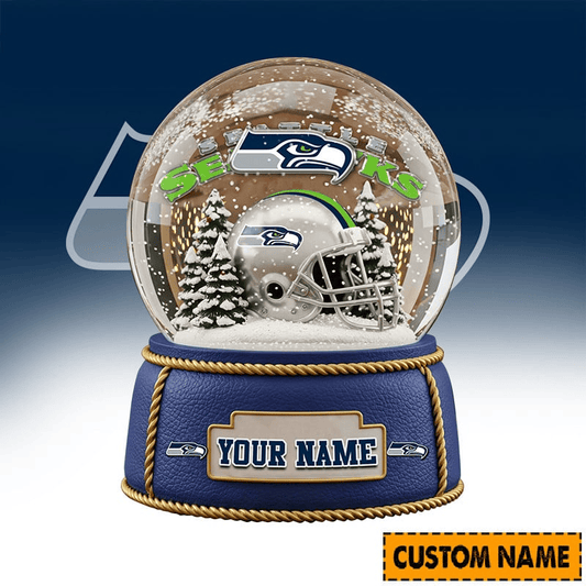 Seattle Seahawks Personalized Christmas Acrylic Block Plaque Décor Gift For Fan - Limited Edition