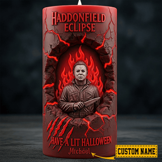 Michael Myers – Halloween LED Candle - Personalized Gifts For Horror Fans