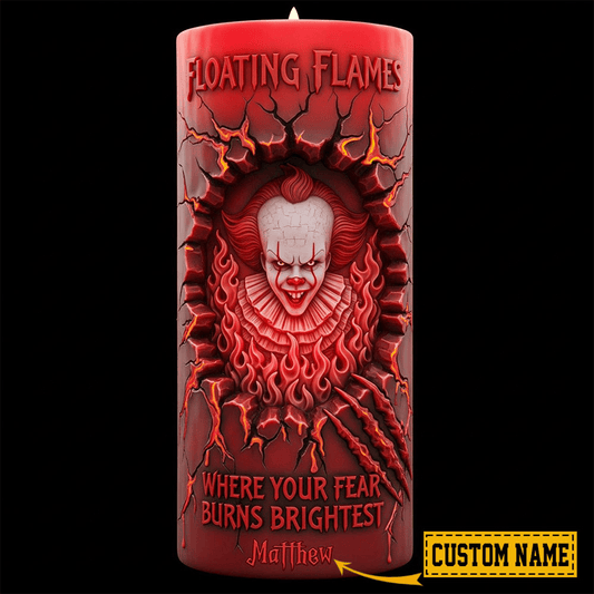 Pennywise – IT LED Candle - Personalized Gifts For Horror Fans