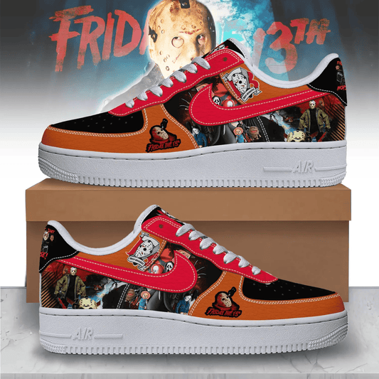 Friday The 13TH Halloween AF1 Sneakers Shoes For Men And Women