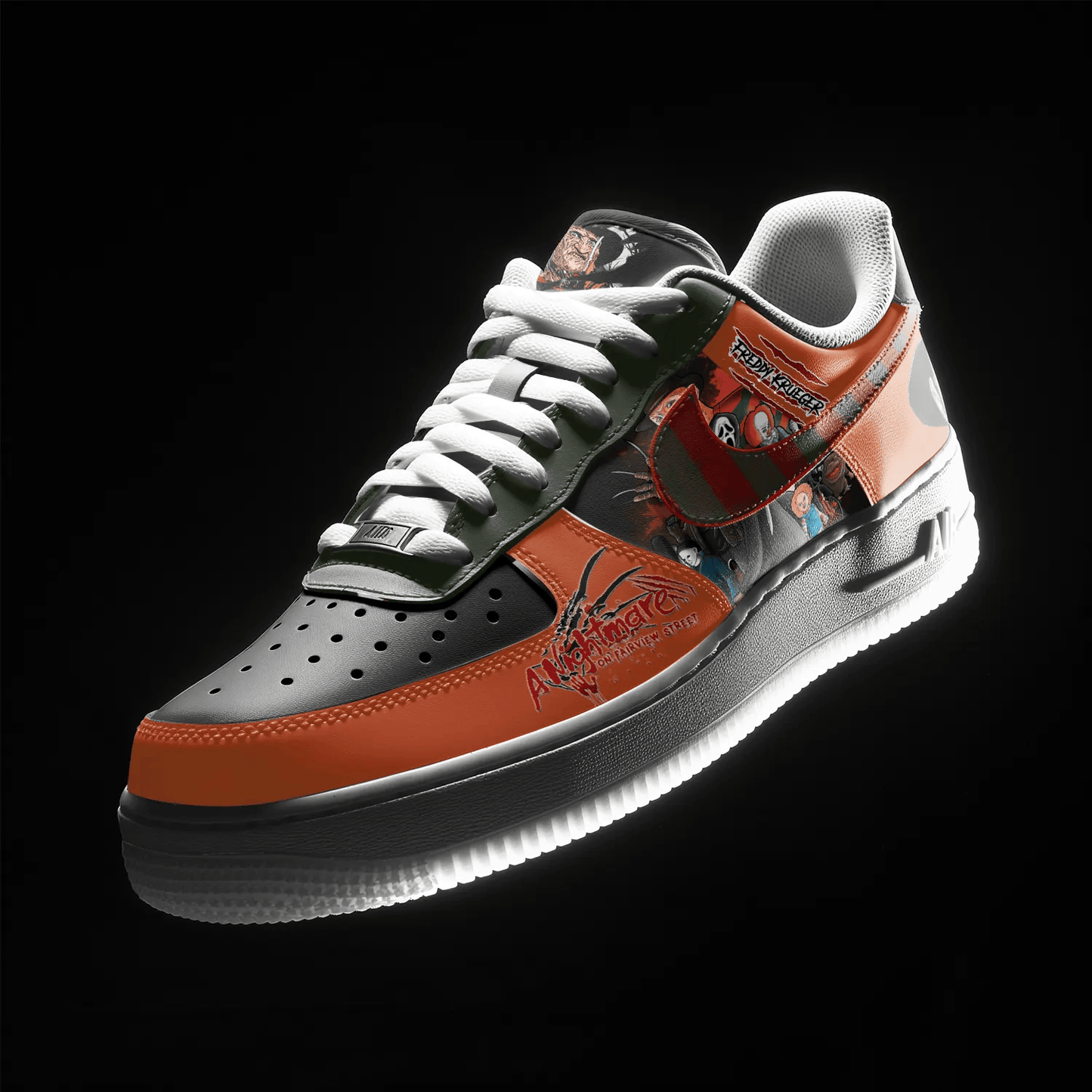 A Nightmare Halloween AF1 Sneakers Shoes For Men And Women